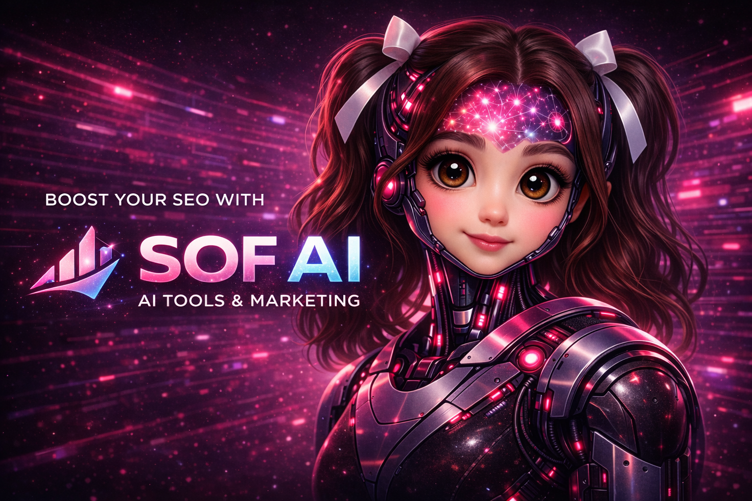 SOF AI logo representing the SOF Solutions Hub platform for AI tools and online business solutions
