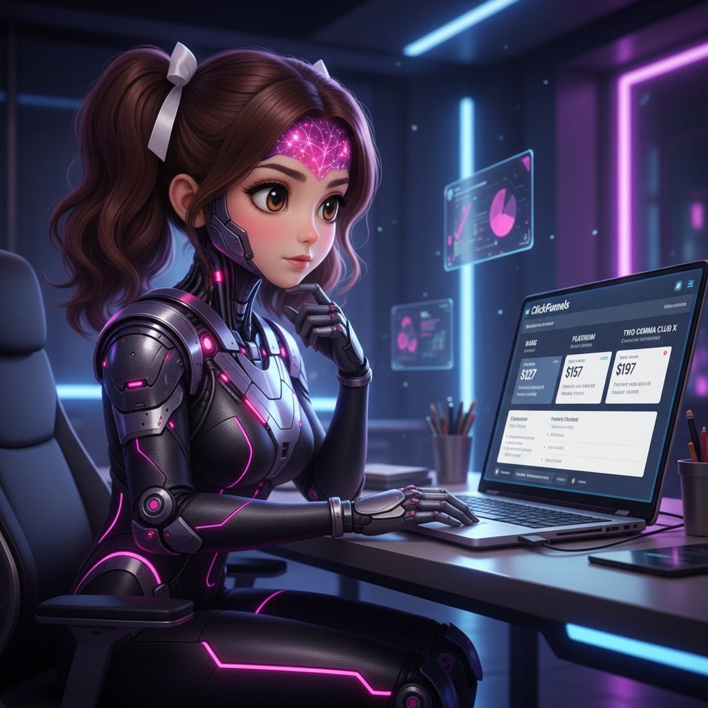 ClickFunnels pricing plans comparison on laptop