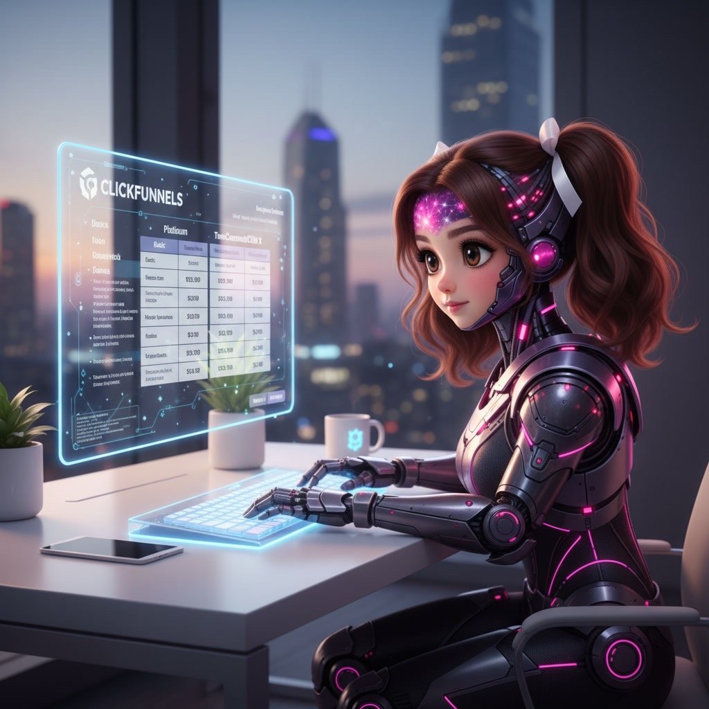 ClickFunnels pricing comparison dashboard