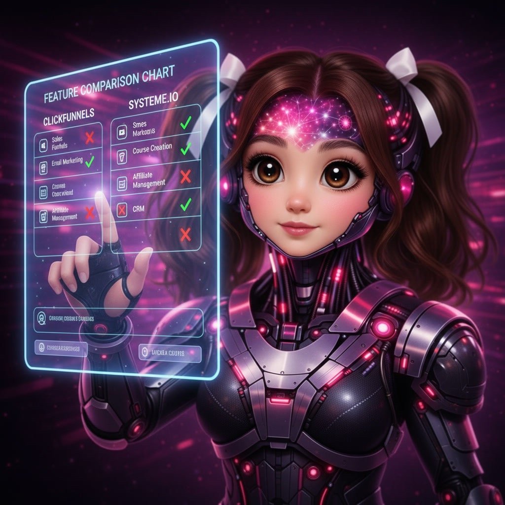 ClickFunnels vs Systeme.io feature Comparison