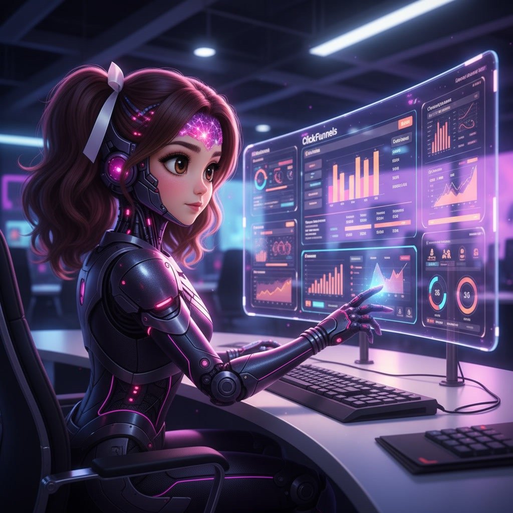 ClickFunnels analytics dashboard
