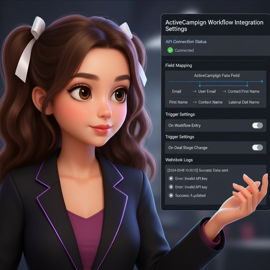Activecampaign-integration-not-working settings review with field mapping and API