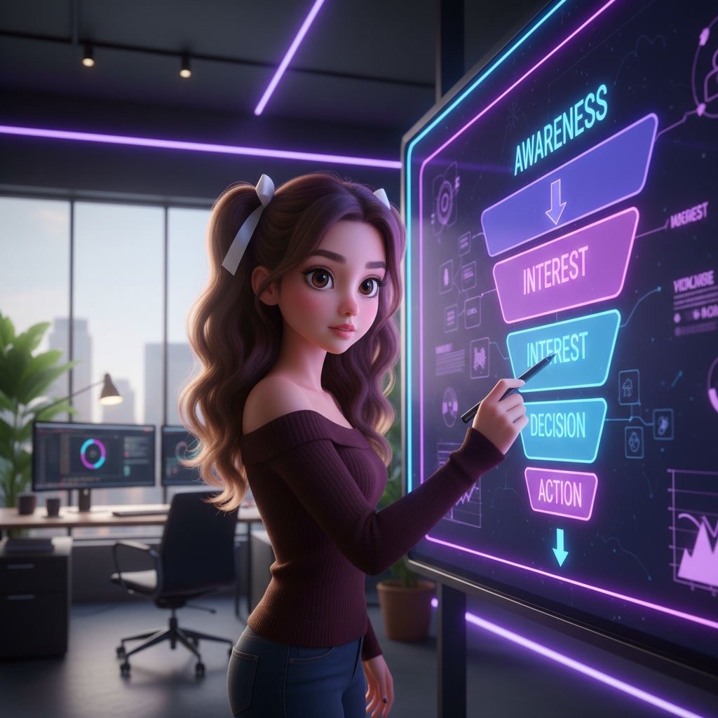 Planning the steps of a sales funnel using ClickFunnels workflow