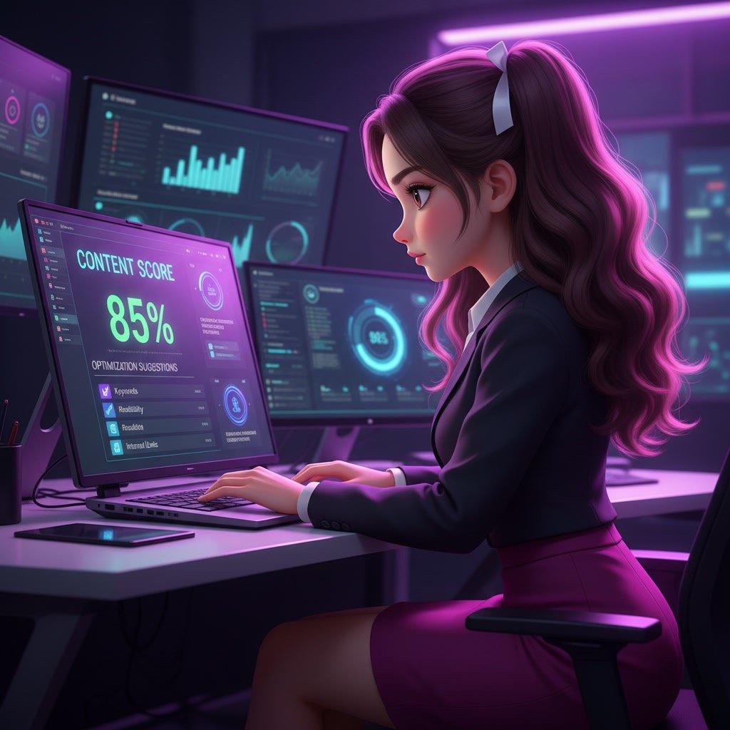 Optimizing SEO content using a structured neuronwriter workflow