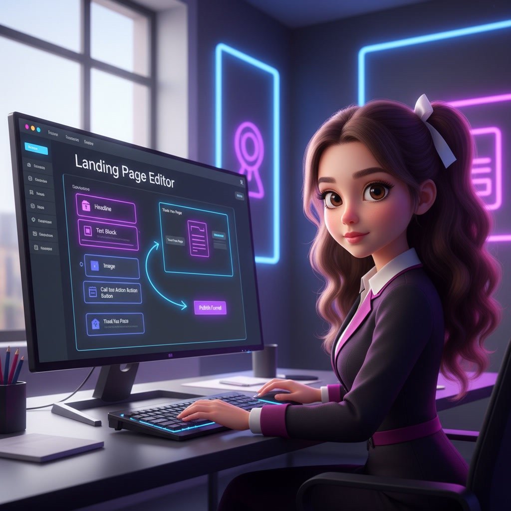 ClickFunnels for beginners creating first landing page using drag and drop builder