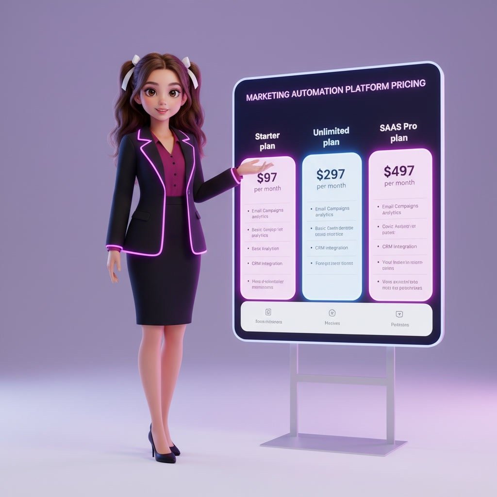 GoHighLevel pricing structure infographic showing subscription tiers