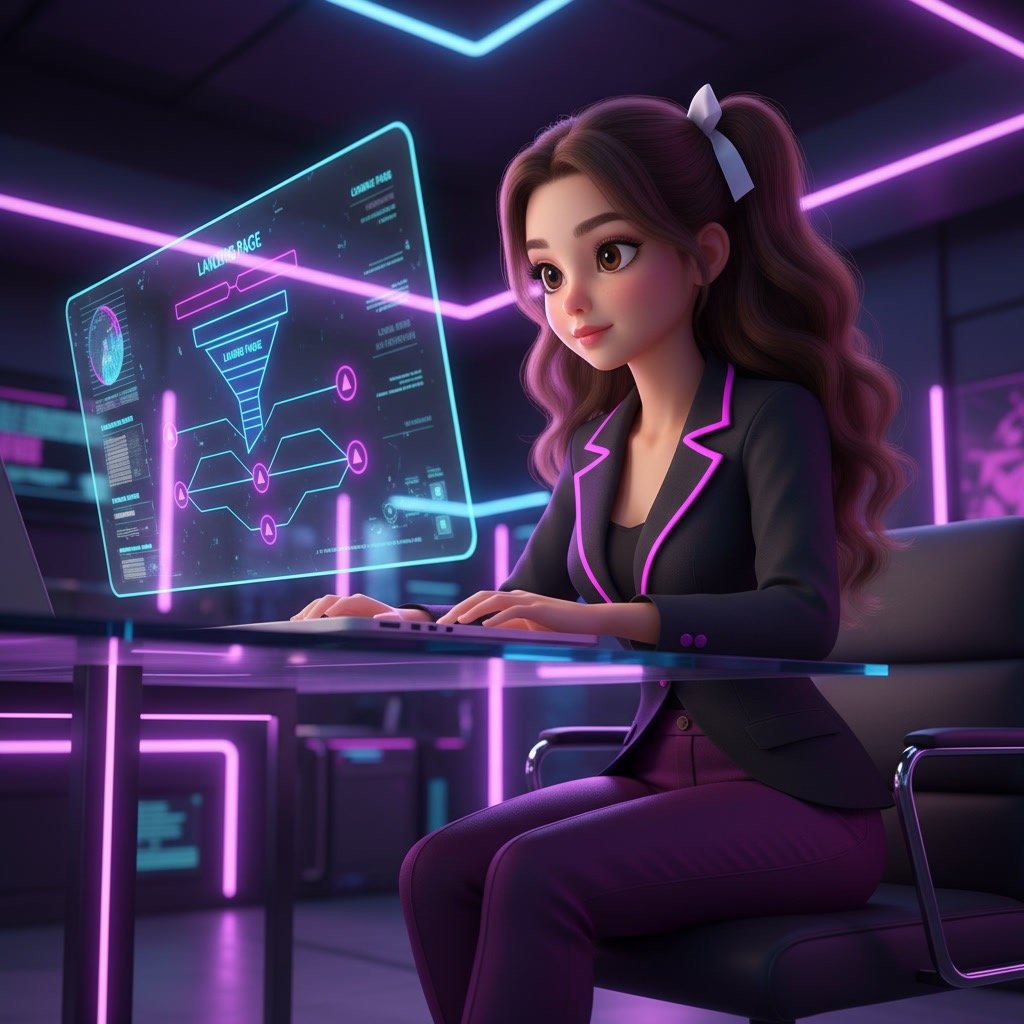 Building a sales funnel with Systeme.io using landing pages and automation