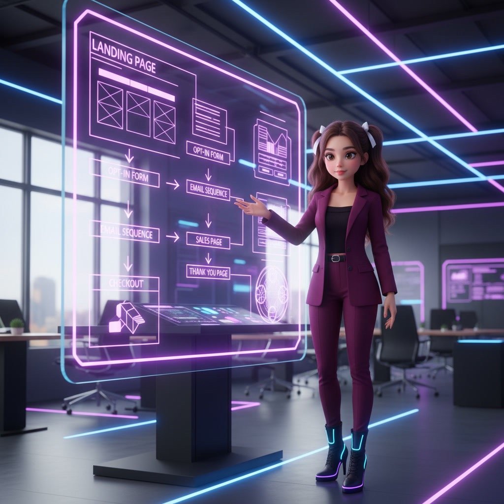 ClickFunnels templates showing a ready made sales funnel layout