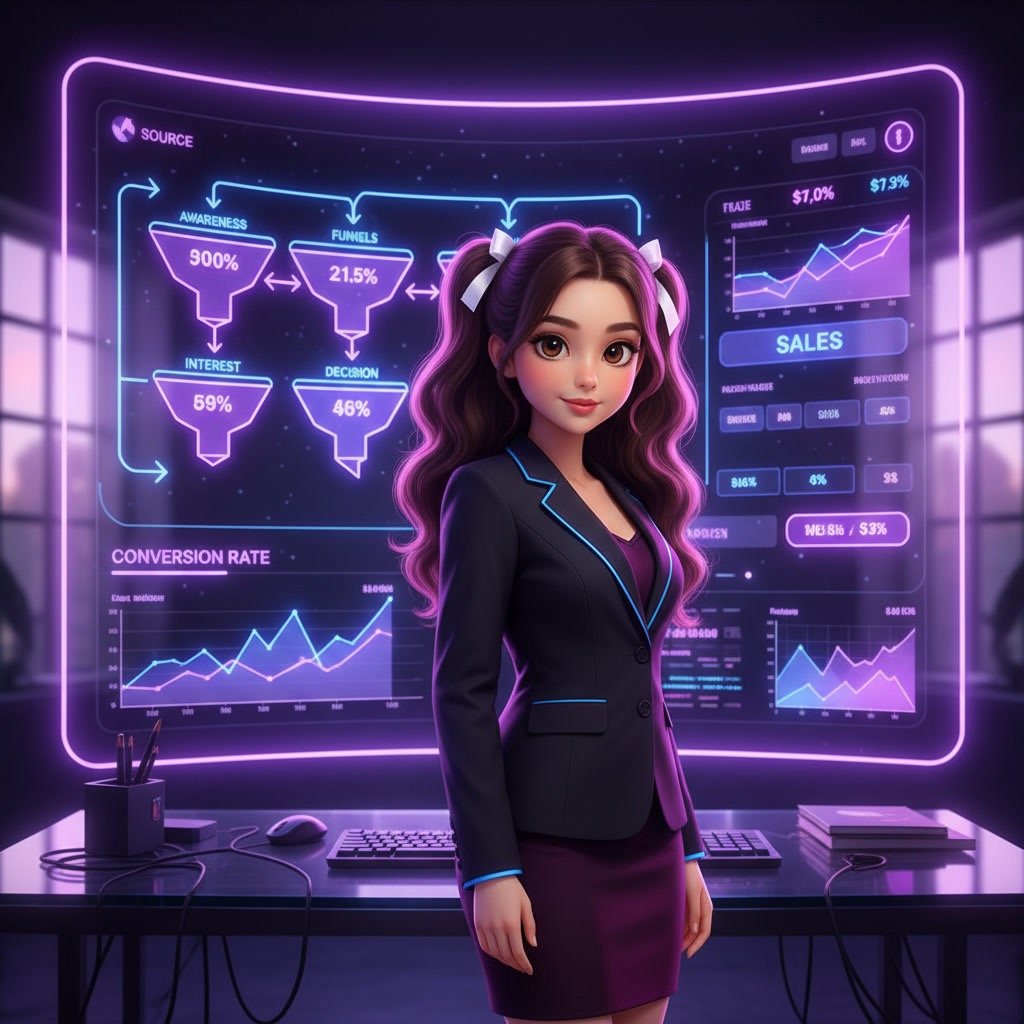 ClickFunnels affiliate marketing funnel dashboard showing traffic and conversions