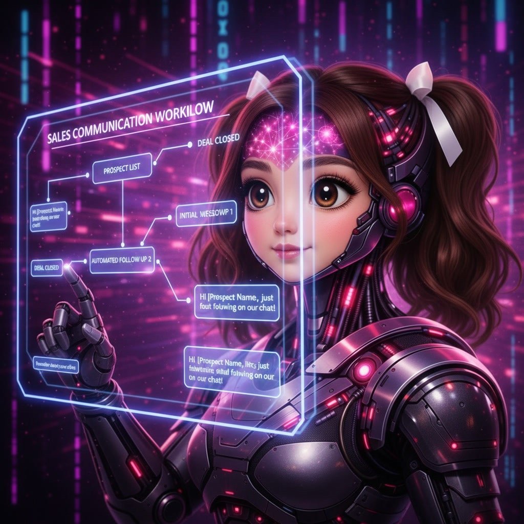 AI tools for sales automating follow-up messages and customer communication