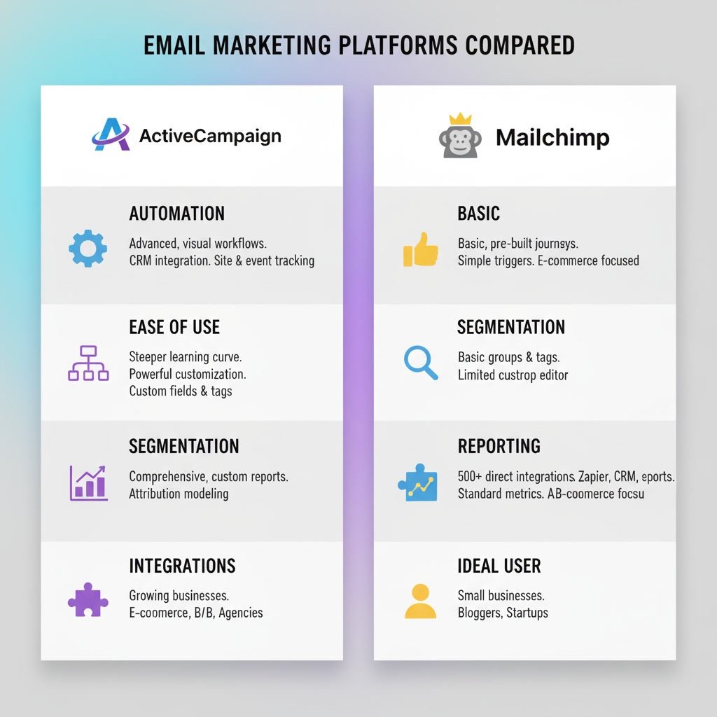 ActiveCampaign vs Mailchimp: Which Email Marketing Platform Fits You Best?